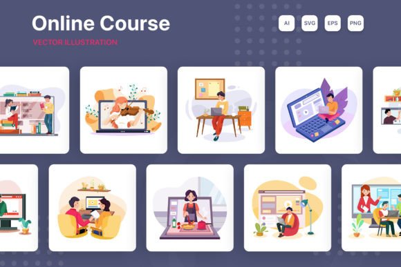 Download M206_Online Course Illustrations - Online Collection