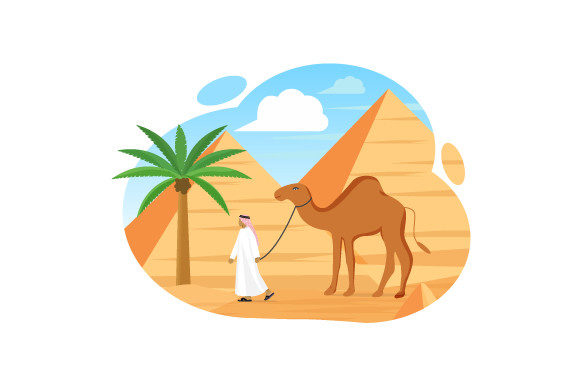 Download Man Purchases Camel from Online Shop - Premium Resources