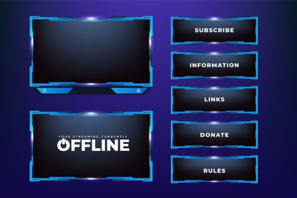 Download Online Streaming Screen Panel Vector - Online Collection