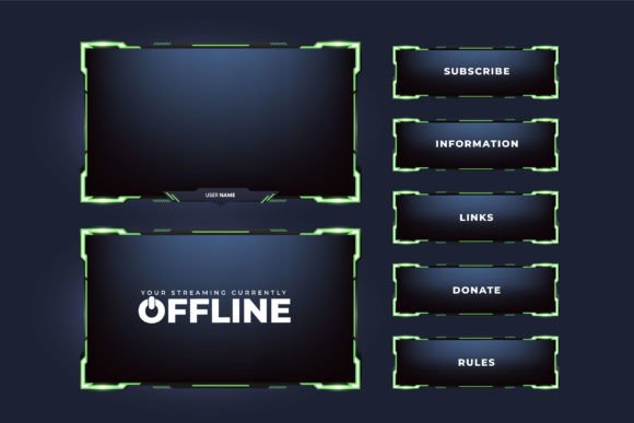 Download Online Game Screen Border Design Vector - Online Collection