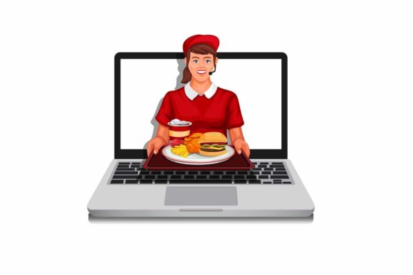 Download Girl Fast Food Worker Served Food Online - Online Collection